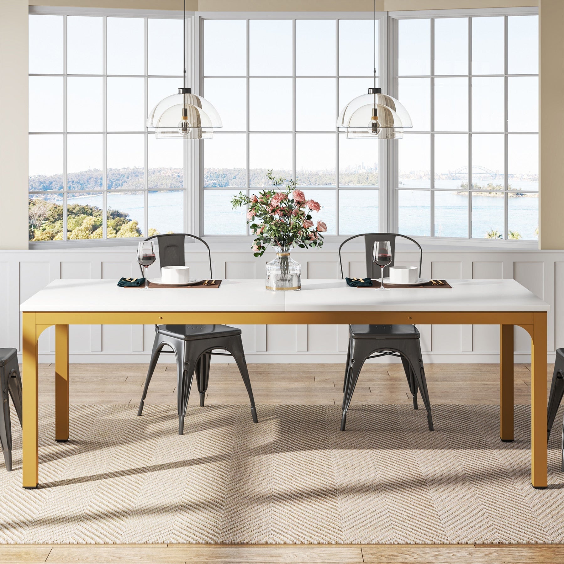 Person Table Tribesigns Dining Table, 78