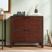 Retro File Cabinet, Storage Cabinet with 2 Storage Drawers Tribesigns