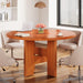 Round Conference Table, Modern Meeting Room Table For 4 Tribesigns