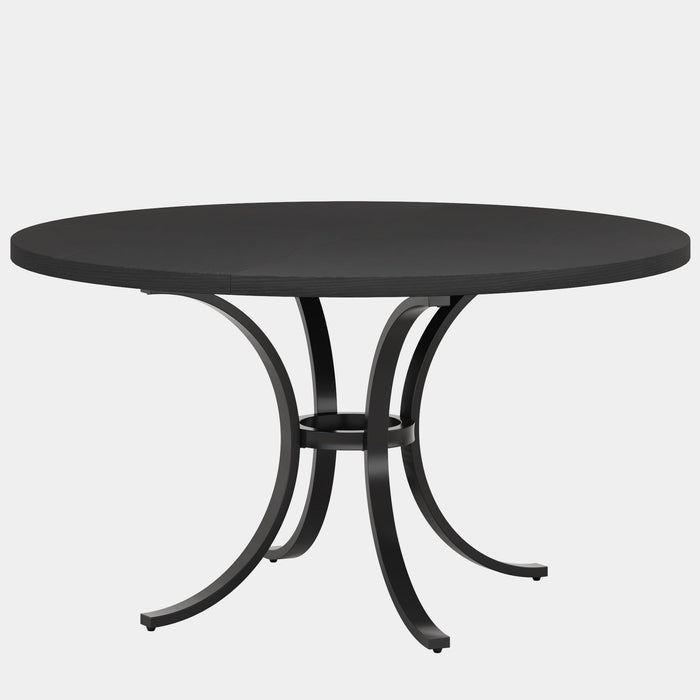 Round Dining Table for 4 - 6 People, 47" Modern Kitchen Table Tribesigns