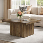Square Coffee Table, 31.5 - Inch Wood Center Table Cocktail Table Tribesigns