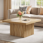 Square Coffee Table, 31.5 - Inch Wood Center Table Cocktail Table Tribesigns