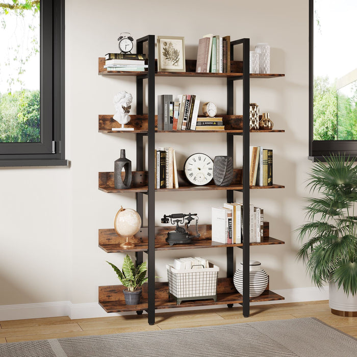 Tribesigns 5 - Shelf Bookshelf, Freestanding Etagere Bookcase Display Shelf Tribesigns