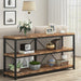 Tribesigns 55" Console Table, Sofa Table TV Stand with 3 - Tier Storage Shelves Tribesigns