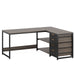 Tribesigns 59" L - Shaped Desk, Reversible Corner Desk with Drawers & Shelves Tribesigns