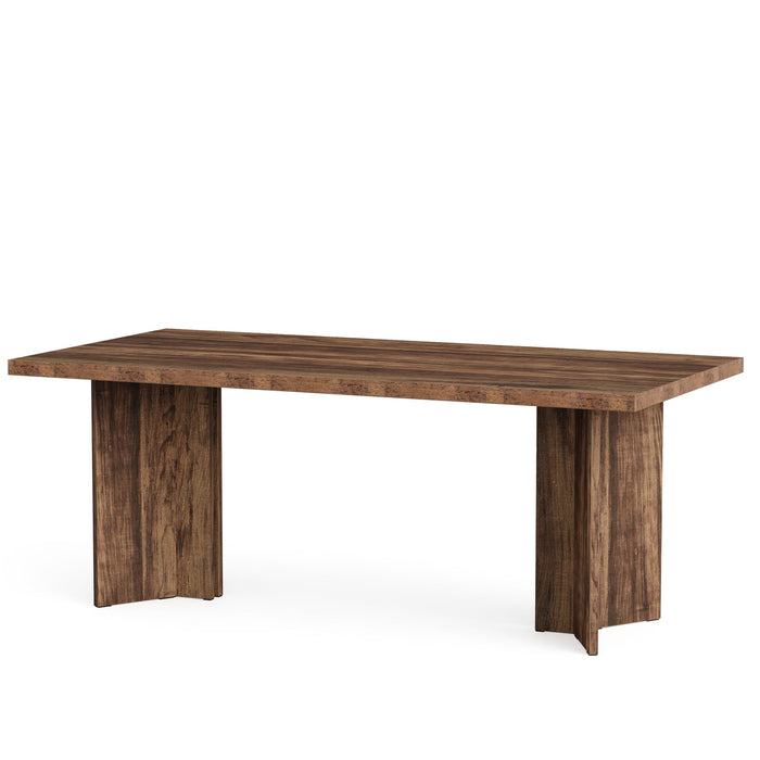 Tribesigns 63" Wood Executive Desk, Farmhouse Computer Desk with Large Tabletop Tribesigns
