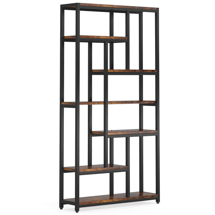 Tribesigns 79" Tall Bookshelf, 7 - Tier Bookcase Open Display Shelves Tribesigns