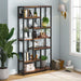 Tribesigns 79" Tall Bookshelf, 7 - Tier Bookcase Open Display Shelves Tribesigns