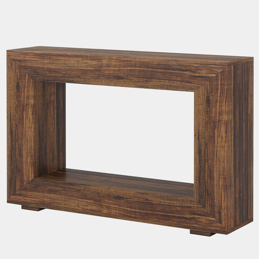 Tribesigns Farmhouse Console Table, 47" Wood Entryway Sofa Table with Storage Tribesigns