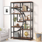 Tribesigns Freestanding Bookshelf, 68.9" Etagere Bookcase with 9 Open Shelves Tribesigns