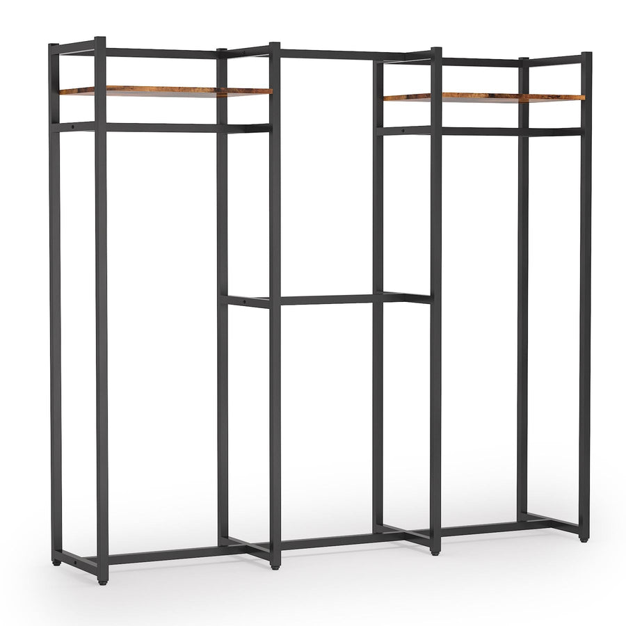 Tribesigns Freestanding Closet Organizer, Large Garment Clothes Rack ...