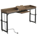 Tribesigns Height Adjustable Overbed Table with Wheels & Charging Station Tribesigns