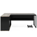Tribesigns Large L - Shaped Desk, 71 inch Executive Desk with Shelves & Cabinet Tribesigns