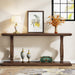 Wood Console Table, 63" Entry Sofa Table Behind Couch with 2-Tier Shelves Tribesigns