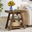 Farmhouse End Table, 3-Tier Sofa Side Table with Storage Shelf for Living Room