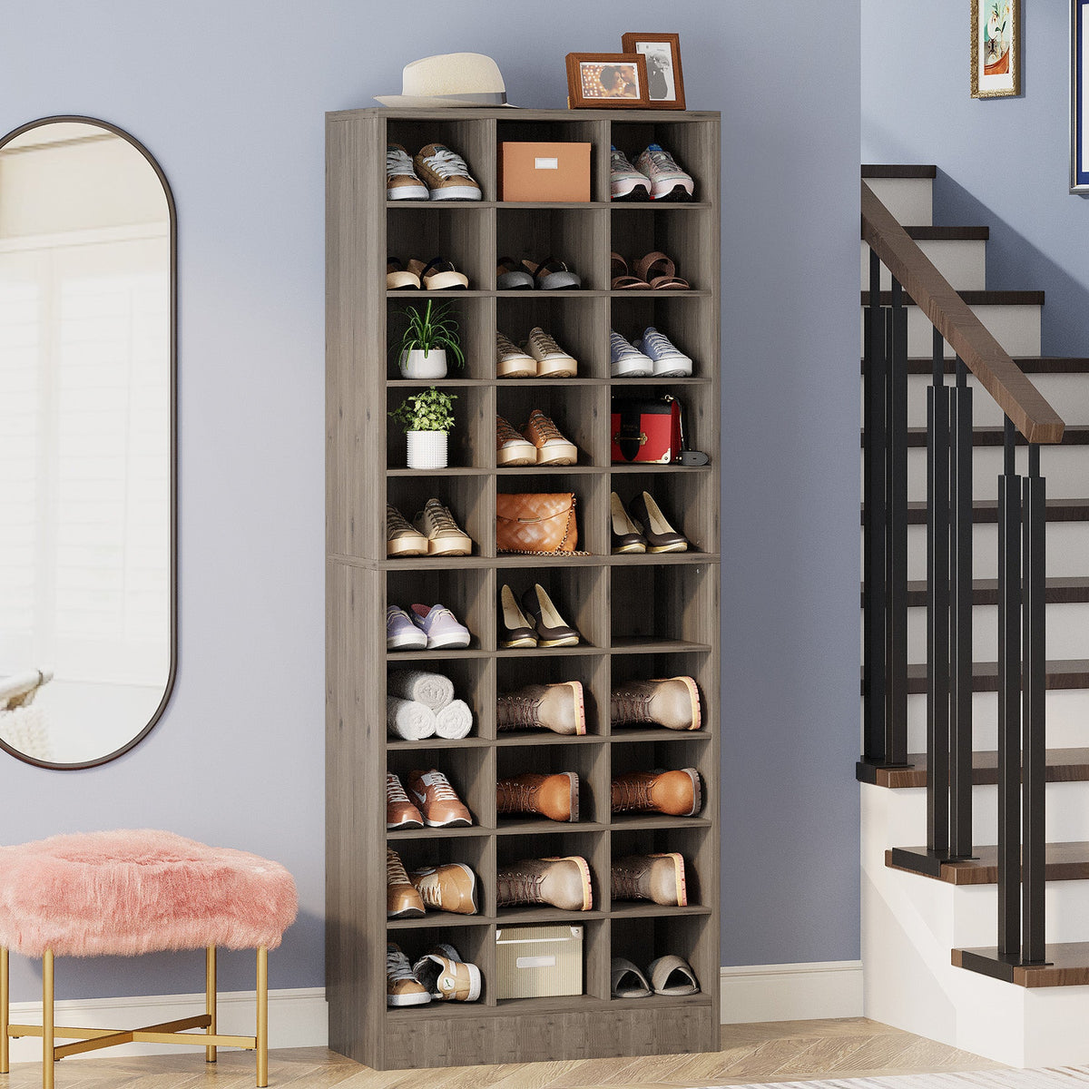 Space saving shoe cabinet store