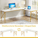 Tribesigns L-Shaped Desk, 67’’ Reversible Computer Corner Desk for Home Office Tribesigns