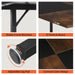 Dining Table, Square 43" Dinner Table with Storage Shelf for 4 Tribesigns