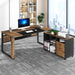 Tribesigns L-Shaped Desk, 59" Executive Office Desk with Lateral File Cabinet Tribesigns