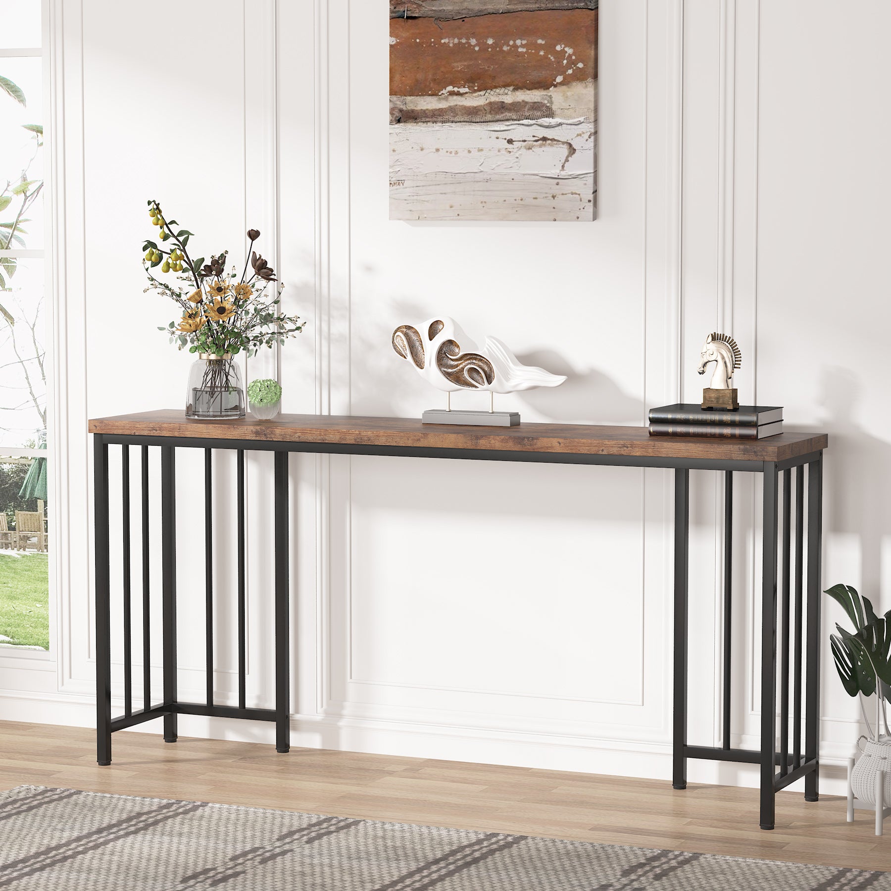 Tribesigns Console Table, 70.9 Extra Long Sofa Table Entryway Table