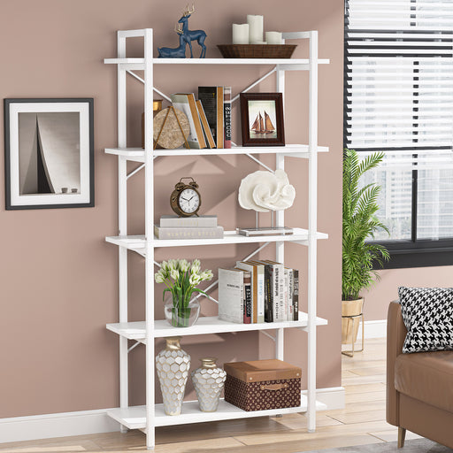 Tribesigns Bookshelf, 5 Tier Bookcase Display Shelf Unit Tribesigns