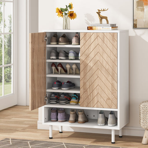5-Tier Shoe Cabinet, 20 Pairs Entryway Shoe Racks Organizer with Shelves