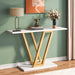 43 Inch Console Table, Industrial Entryway Hallway Table Tribesigns