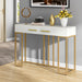 Console Table, Modern Sofa Couch Table with 2-Drawer Tribesigns
