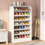 8-Tier Shoe Rack, Wooden Shoe Shelf Shoe Storage Cabinet Tribesigns