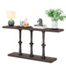 Wood Console Table, Farmhouse 63” Sofa Table with Solid Wood Legs Tribesigns