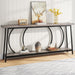 2-Tier Console Table, 70.9" Sofa Entryway Table with Storage Shelves Tribesigns