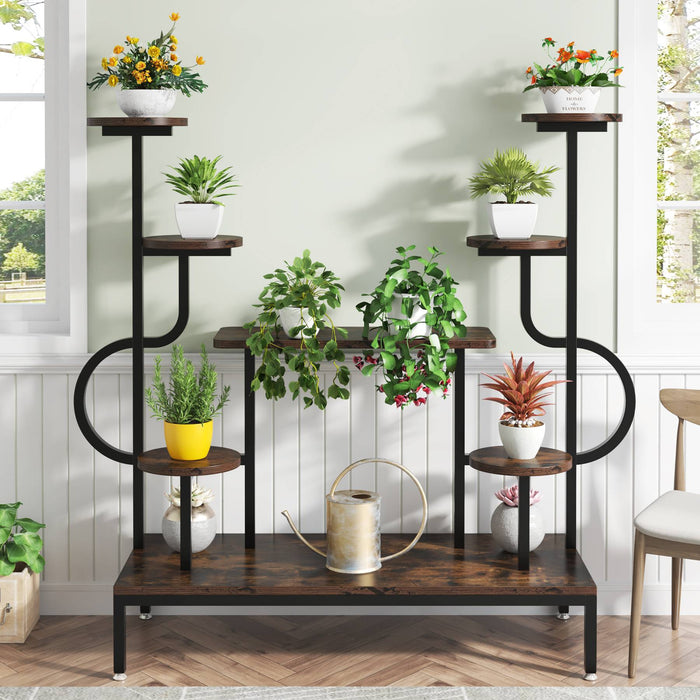 Plant Stand, 8-tier Potted Ladder Holder Flower Rack Shelves Tribesigns
