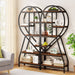 Tribesigns Bookshelf, 70.9" Heart Shaped Etagere Bookcase with 14 Open Shelves Tribesigns