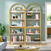 Tribesigns Bookshelf, 5-Tier Modern Arched Etagere Bookcase Storage Rack Tribesigns