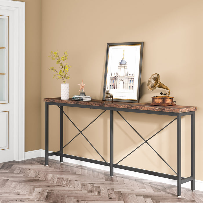 Console Table, Narrow Long Entryway Sofa Table Tribesigns