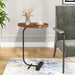 C Side Table, Minimalist Narrow End Table for Sofa Couch Tribesigns