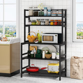 Tribesigns's Kitchen Baker's Rack, 5-Tier Microwave Oven Stand with Hutch. 3