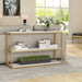 Console Table, Faux Marble Top 3-Tier Sofa Entryway Table Tribesigns