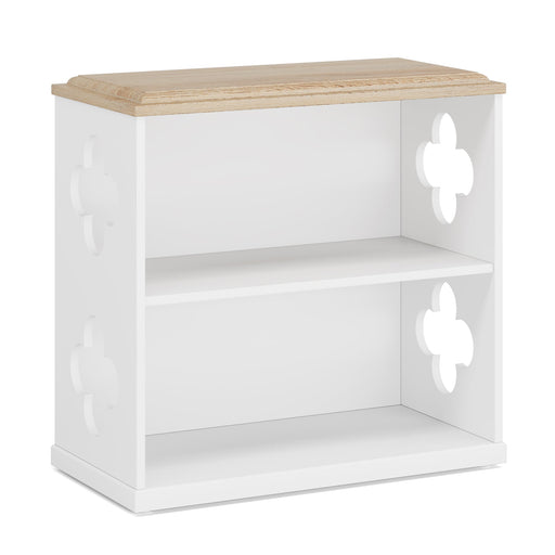 3-Tier Bookcase, Wooden Bookshelf Storage Organizer for Small Space Tribesigns