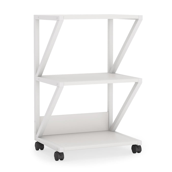 3-Tier Printer Stand, Rolling Printer Cart Under Desk Storage Shelf Tribesigns