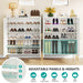 30 Pairs Shoe Cabinet, 6-Tier Modern Shoes Rack Organizer with Doors Tribesigns
