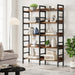 Tribesigns Bookshelf, Double Wide 5-Tier Bookcase Storage Shelves Unit Tribesigns