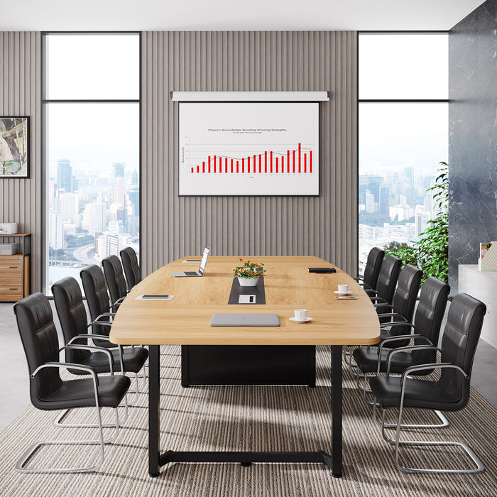 Tribesigns 8FT Conference Table, 94.5L x 47.2W inch Large Meeting Table Tribesigns
