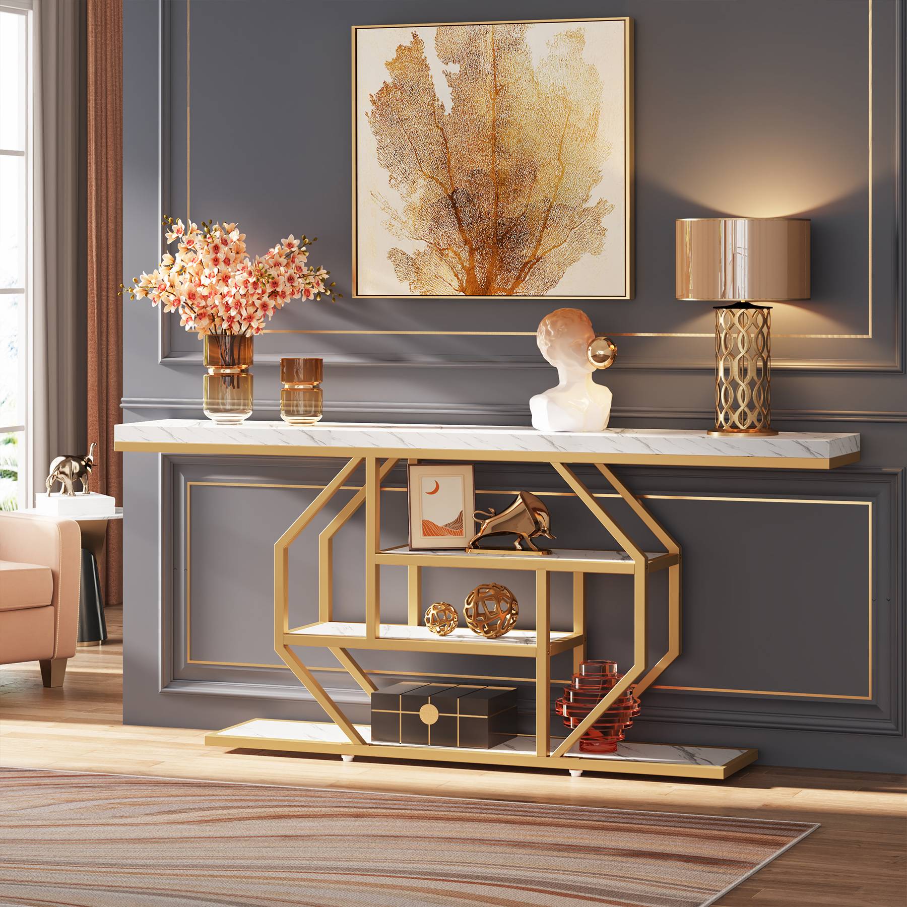 Tribesigns Console Table, 70.9