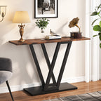 43'' Industrial Console Table, Narrow Sofa Table for Entryway