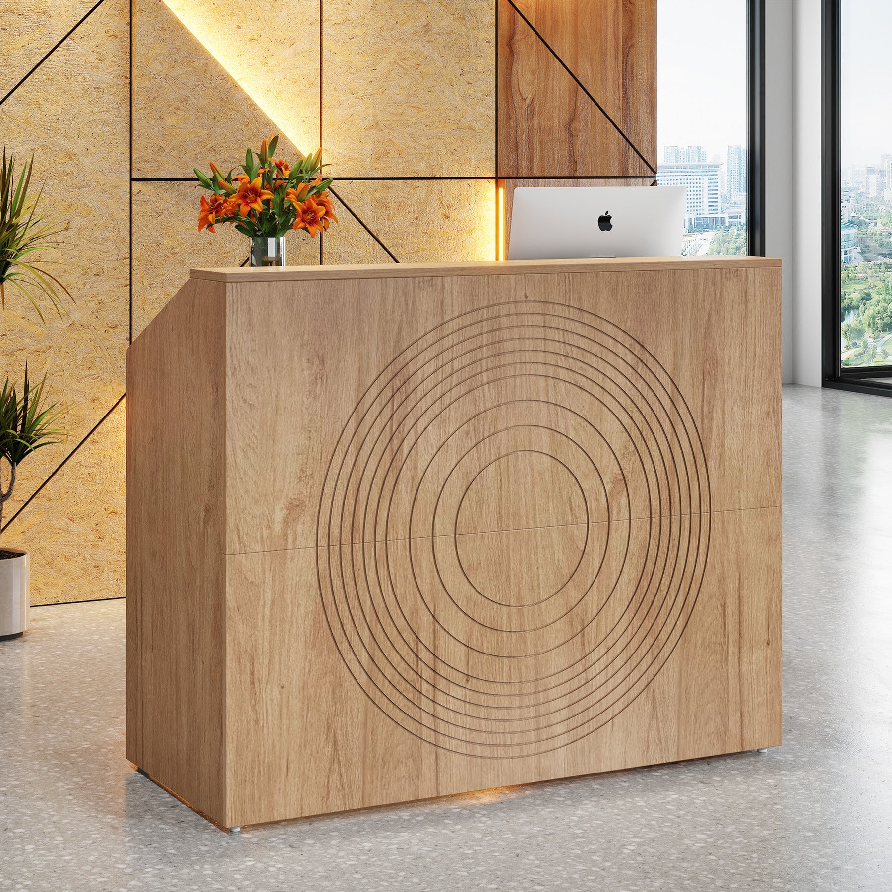 Tribesigns Reception Desk, 46.5