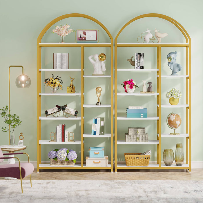 Tribesigns Bookshelf, 9-Tier Modern bookcase with Open Shelves Tribesigns