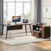 Tribesigns Executive Desk, L-Shaped Computer Desk with Mobile File Cabinet Tribesigns