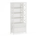 5-Tier Bookshelf, Industrial Bookcase Display Shelf with 2 Drawers Tribesigns