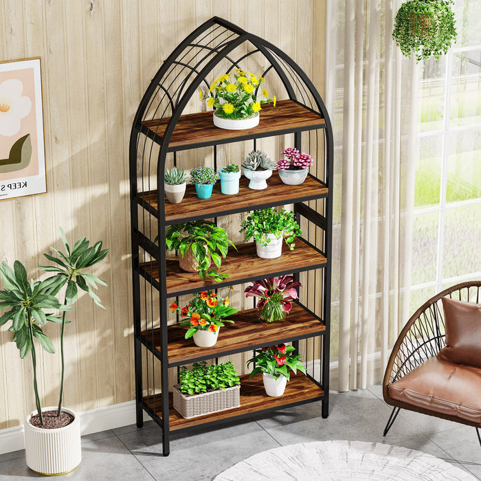 5-Tier Plant Stand, 74.8" Plant Shelf Flower Potted Stand Rack Tribesigns